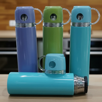 Flask - 500ml Unbreakable with Cup Lid Travel Accessories Flasks