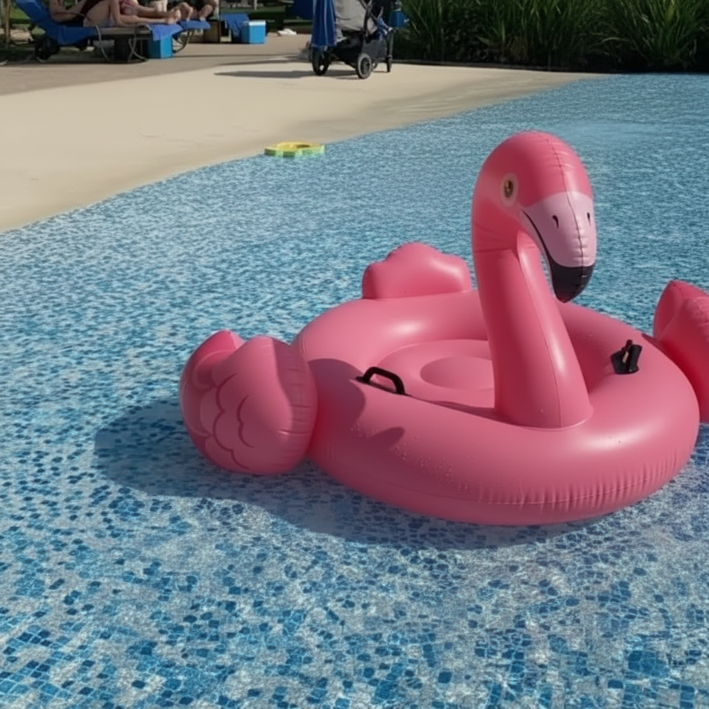 Giant Inflatable Flamingo Float - Pool Lounger Travel Gear Pool Floats