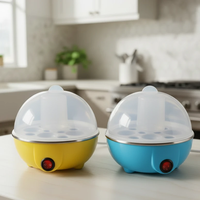 Electric Egg Steamer Boiler with Dual Layer Capacity Kitchen & Dining Egg Cookers