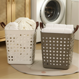 Modern Laundry Basket with Handles and Breathable Design