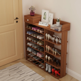 Multi-Layer Shoe Rack Storage Organizer with Top Shelf 100cm Home & Garden Shoe Racks