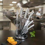 Top Chef 8-Piece Professional Knife Set with Rotating Stand Kitchen & Dining Kitchen Knives
