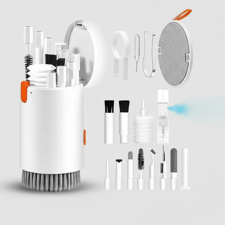 20-in-1 Gadget Cleaning Brush Set Multi-Tool Kit Home & Garden Electronics Cleaners