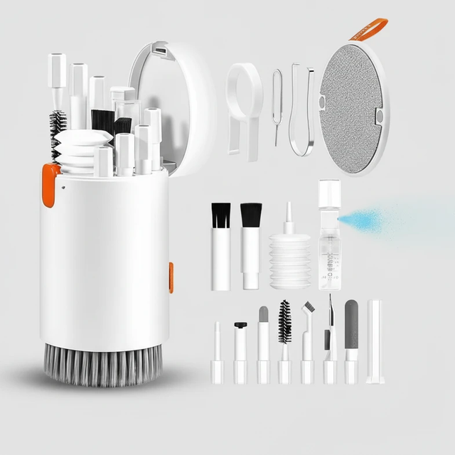 20-in-1 Gadget Cleaning Brush Set Multi-Tool Kit Home & Garden Electronics Cleaners