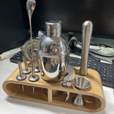 Cocktail Shaker Set 12-Piece 750ml Pro Bartender Kit Home cocktail and barware Cocktail & Barware Tool Sets