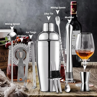 Cocktail Shaker Set 12-Piece 750ml Pro Bartender Kit Home cocktail and barware Cocktail & Barware Tool Sets