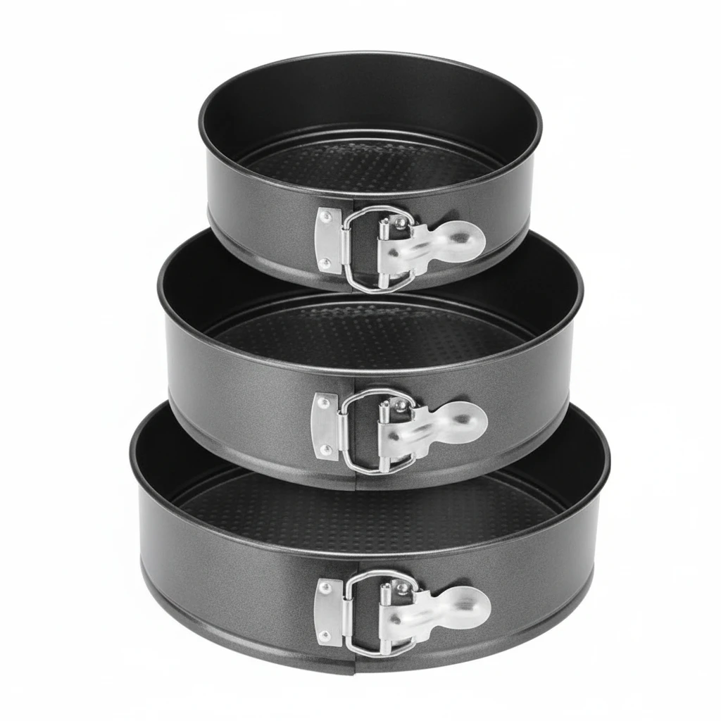 Round Nonstick Cake Pan Set Six Tins For Home Bakers households Cake Pans & Molds