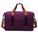 BEICHAO Large Oxford Duffle Travel Gym Bag 46x25x28cm Bottom Shoe Compartment Waterproof Unisex Army Green Orange Beige Bags & Accessories Gym Duffel Bags