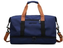BEICHAO Large Oxford Duffle Travel Gym Bag 46x25x28cm Bottom Shoe Compartment Waterproof Unisex Army Green Orange Beige Bags & Accessories Gym Duffel Bags