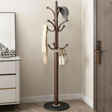 Premium 178cm Floor Standing Coat Rack 12 Ball-Tip Hooks Marble Base Entryway Bedroom Office Pink Gold Home & Garden Coat & Hat Racks
