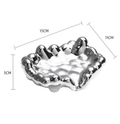 Luxury Ceramic Bubble Edge Soap Dish Gold Silver 15x11x5cm Home & Garden Soap Dishes & Holders