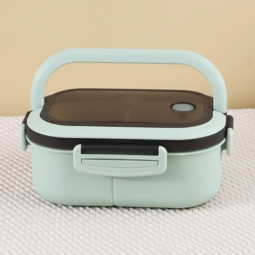 Lunch Box - Double Layer 1400ml Leak-Proof Microwave Safe with Cutlery Set Kitchen & Dining Lunch Containers