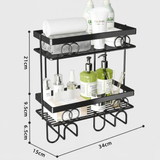 Over Toilet Space Saving Slim Rack For Small Bathrooms Bathroom Storage Bathroom Accessory Sets