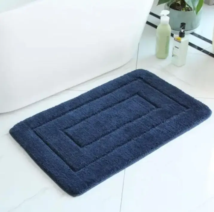 Bathroom Mat - Flocking Non-Slip Water Absorbent Home & Garden Bath Mats & Rugs