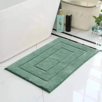 Bathroom Mat - Flocking Non-Slip Water Absorbent Home & Garden Bath Mats & Rugs