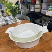 Casserole Dish - Oval Ceramic Baking and Serving Dish Kitchen & Dining Casserole Dishes