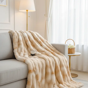 Throw Blanket - Dyed Soft Bubble Faux Fur Winter Home & Garden Throw Blankets