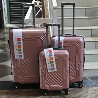 Suitcase Set - 3-Piece Luxury Hard Shell Fibre with 360 Spinner Wheels Bags & Luggage Suitcase Travel Sets