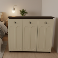 3-Door Shoe Cabinet Furniture Shoe Cabinets