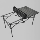 Foldable Aluminium Roll-Top Camping Table Outdoor & Garden Camp Furniture