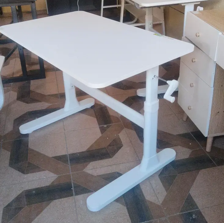 Height-Adjustable Crank Desk | Sit-Stand Study Desk Desks
