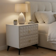 Geometric Bedside Drawer Table Nightstands