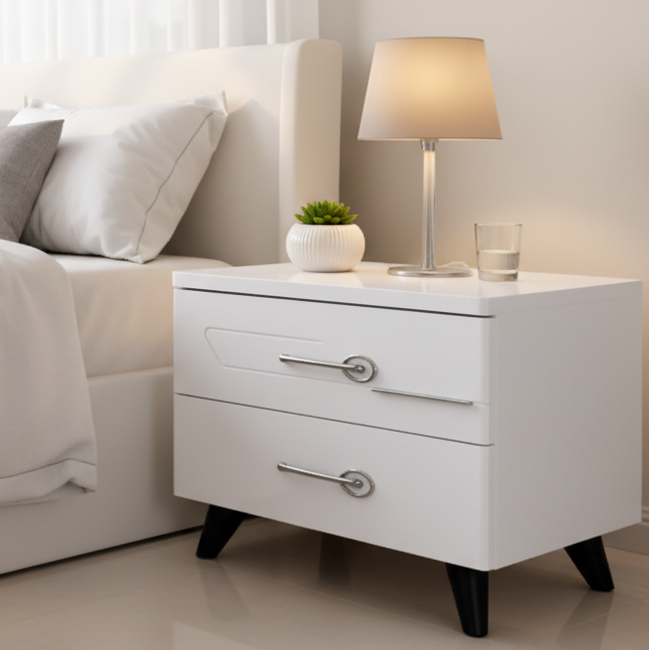 2-Drawer Bedside Table Nightstands