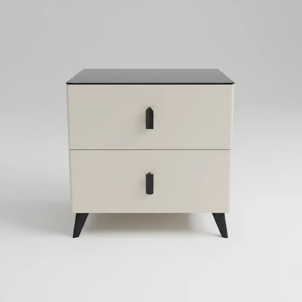 2-Drawer Bedside Table Nightstands