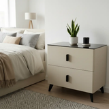 2-Drawer Bedside Table Nightstands