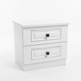 Classic 2-Drawer Bedside Table Nightstands