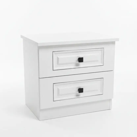Classic 2-Drawer Bedside Table Nightstands