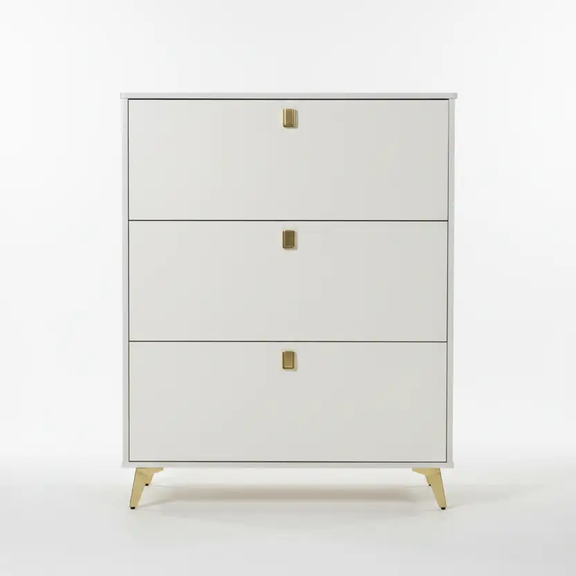 3-Drawer Shoe Rack Cabinet Shoe Cabinets