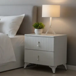 Fluted 2-Drawer Bedside Table Nightstands