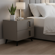 Gloss 2-Drawer Bedside Table Nightstands