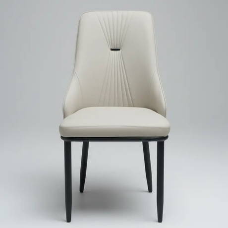 Button-Tufted Wingback Dining Chair - Cream Dining Chair Dining Chairs