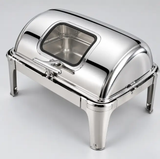 Premium Stainless Steel Chafing Dish with Glass Lid Chafing Dish Chafing Dishes