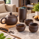 Travel Kung Fu Ceramic Tea Set with Carry Case Tea Set Tea Sets