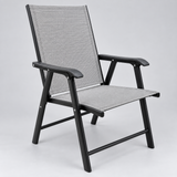 Folding Textilene Mesh Outdoor Chair Set of 2 Outdoor Chair Folding Chairs
