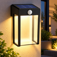 LED Solar Lantern Wall Light with PIR Sensor Solar Light Wall Light Fixtures