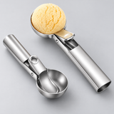 Stainless Steel Ice Cream Scoop with Spring-Release Trigger Kitchen Tool Ice Cream Scoops