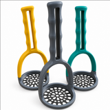 Heavy-Duty Plastic Potato Masher with Ergonomic Handle - 3 Colours Kitchen Tool Mashers