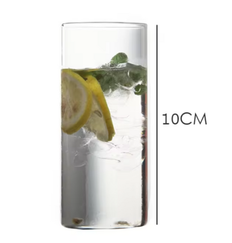 High Quality 6 Piece Juice Water Transparent Clear Glass Set| Perfect Drinkware | Juice| Water- Furaha Finds Kenya