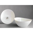 Trendy White Oval Bowls Set | 3 Pieces | 8 Inches | Ideal for Salads and Fruits