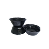 Set of 3 Black Serving Bowls| Elegant and Durable Dinnerware for Serving Food