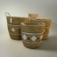 Handmade Stackable Baskets - Set of 3 Home Organizers Storage Baskets & Bins Storage & Organization