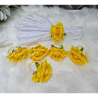 Set of 6 Luxurious Gold Napkin Rings in Wired, Leaf, and Flowery Designs Kitchen accessories Kitchen & Dining