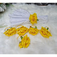 Set of 6 Luxurious Gold Napkin Rings in Wired, Leaf, and Flowery Designs Kitchen accessories Kitchen & Dining