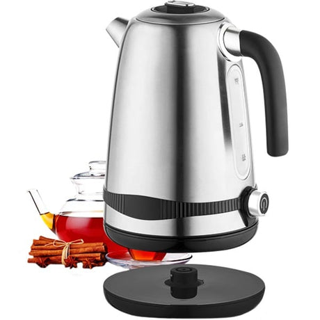Signature 1.7L Cordless Electric Kettle 2200W Fast Boiling & High Efficiency Heating