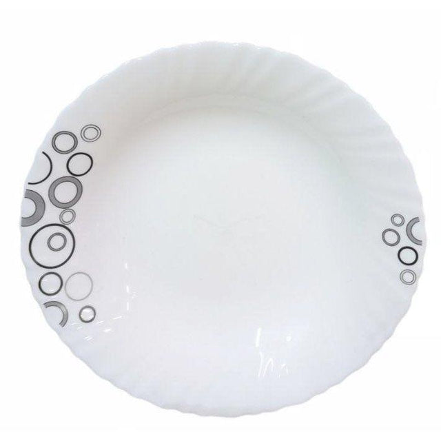 Signature 36 Piece 9" Classique Soup Plates | Misty Drops Design | Elegant Dinnerware Set