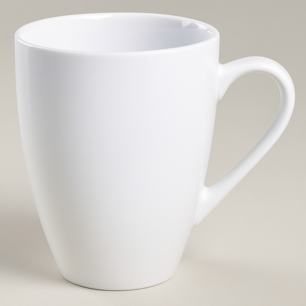 Signature 36pcs 33 cl Mugs White Plain Porcelain